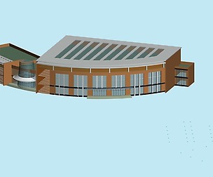 City planning office building fashion design - 444