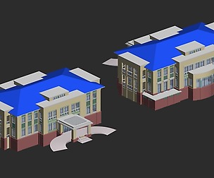 City planning office building fashion design - 445