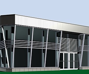City planning office building fashion design - 451