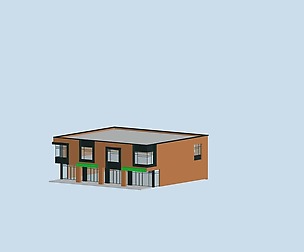 City planning office building fashion design - 453