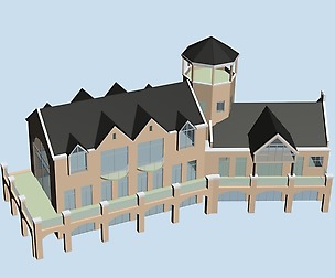 City planning office building fashion design - 455