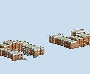 City planning office building fashion design - 456