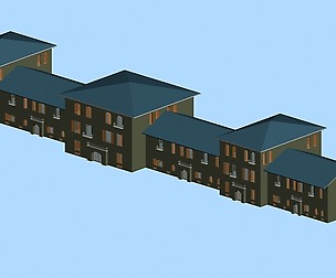 City planning office building fashion design - 457