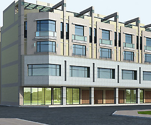 City planning office building fashion design - 478