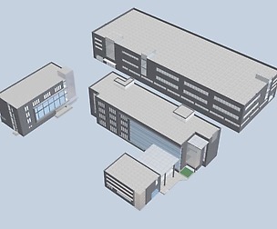 City planning office building fashion design - 492