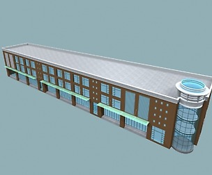 City planning office building fashion design - 499