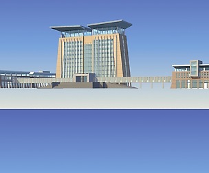 City planning office building fashion design - 521