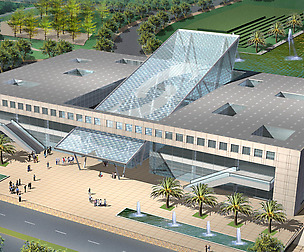City planning office building fashion design - 527
