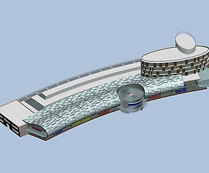 City planning office building fashion design - 540