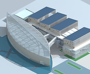 City planning office building fashion design - 543