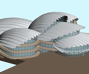 City planning office building fashion design - 555