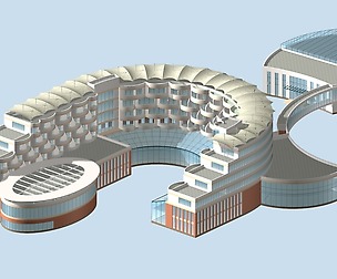 City planning office building fashion design - 565