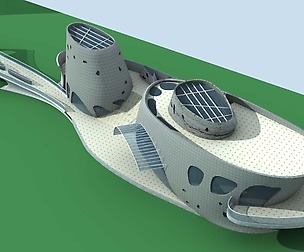 City planning office building fashion design - 566