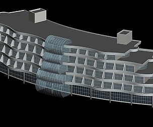 City planning office building fashion design - 583