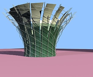 City planning office building fashion design - 587