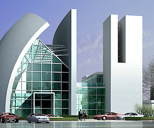 City planning office building fashion design - 589