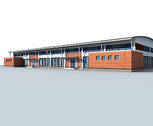 City planning office building fashion design - 602