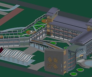 City planning office building fashion design - 645