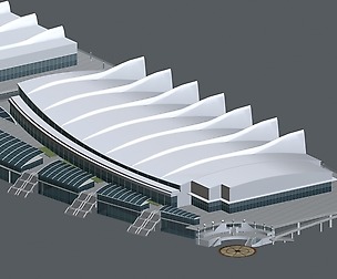City planning office building fashion design - 859