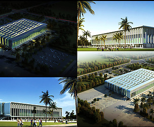 3D Building  258