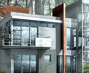 City - alone Villa  1182