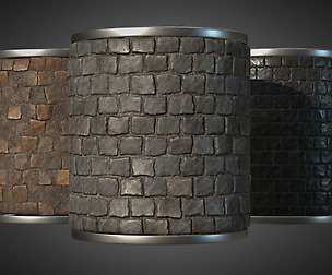 Procedural PBR Cobblestone Texture