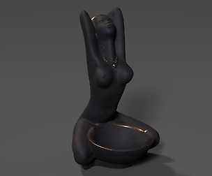 vase black woman