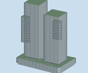 City hotel simple office building - 29