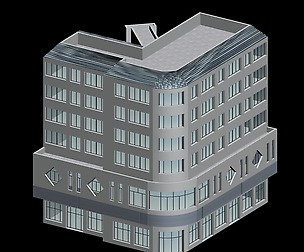 City hotel simple office building - 42