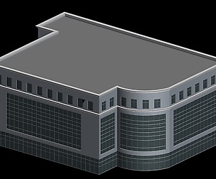 City hotel simple office building - 54