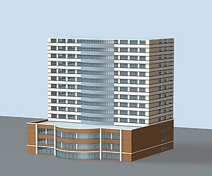 City hotel simple office building - 64