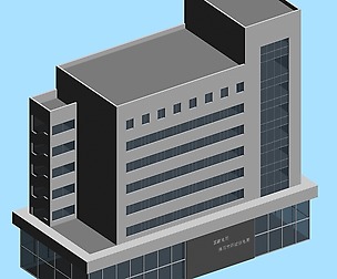 City hotel simple office building - 78