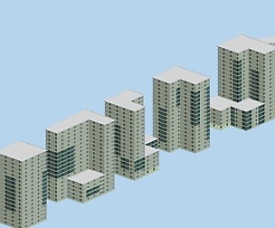 City hotel simple office building - 92