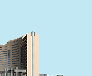City hotel simple office building - 97