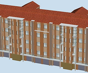 City hotel simple office building - 101