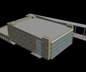 City hotel simple office building - 116