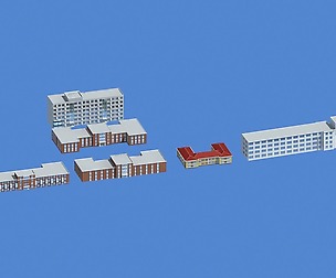 City hotel simple office building - 118