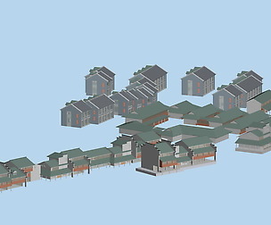 City hotel simple office building - 147