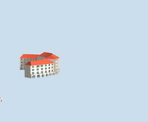 City hotel simple office building - 149