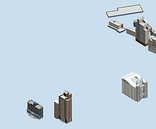 City hotel simple office building - 163