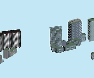 City hotel simple office building - 169