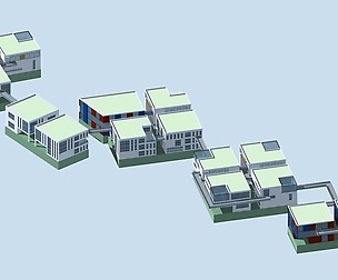 City hotel simple office building - 182