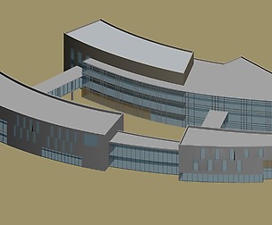 City hotel simple office building - 197
