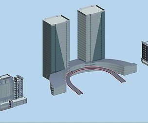 City hotel simple office building - 199