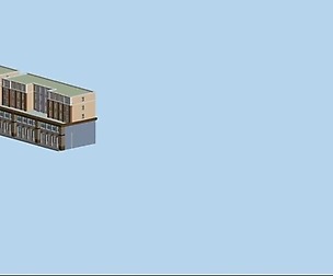 City hotel simple office building - 201