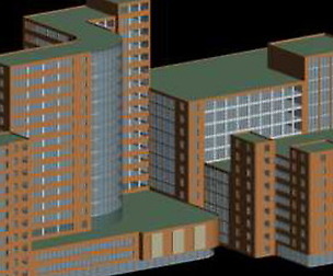 City hotel simple office building - 204