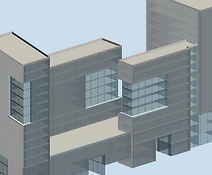City hotel simple office building - 210