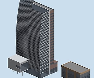 City hotel simple office building - 220