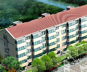 City hotel simple office building - 244