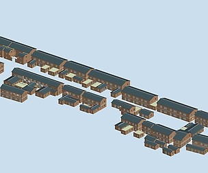 City hotel simple office building - 246